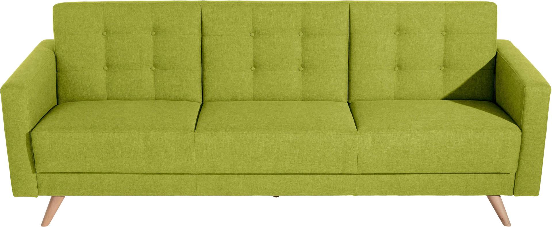 Max Winzer® 3-Sitzer »Julius Kippcouch mit komfortablem Federkern, klassisch und modern«, Schlafsofa, inklusive Bettfunktion & Bettkasten, Breite 224 cm von Max Winzer®