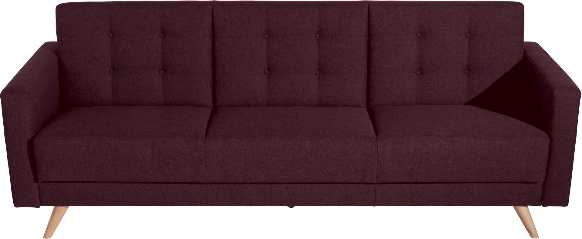 Max Winzer® 3-Sitzer »Julius Kippcouch mit komfortablem Federkern, klassisch und modern«, Schlafsofa, inklusive Bettfunktion & Bettkasten, Breite 224 cm von Max Winzer®