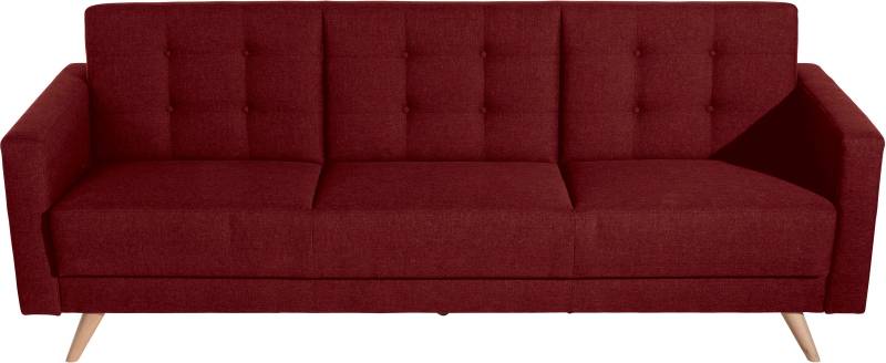 Max Winzer® 3-Sitzer »Julius Kippcouch mit komfortablem Federkern, klassisch und modern«, Schlafsofa, inklusive Bettfunktion & Bettkasten, Breite 224 cm von Max Winzer®