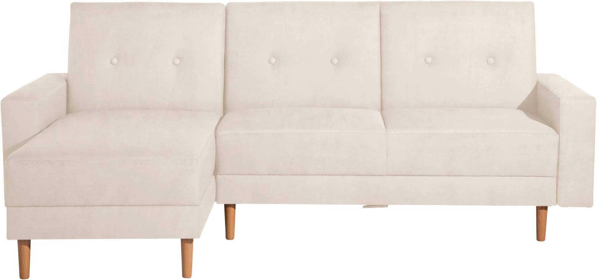 Max Winzer® Ecksofa »Just Chill kubisches Schlafsofa im skandinavischen Stil, bequem«, Recamiere links oder rechts montierbar, mit Rückenverstellung von Max Winzer®