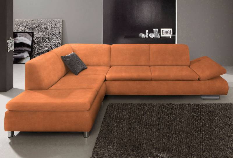 Max Winzer® Ecksofa »Toulouse modern und bequem, aktuelles Design, hoher Sitzkomfort«, mit klappbaren Armlehnen, Breite 237 cm von Max Winzer®