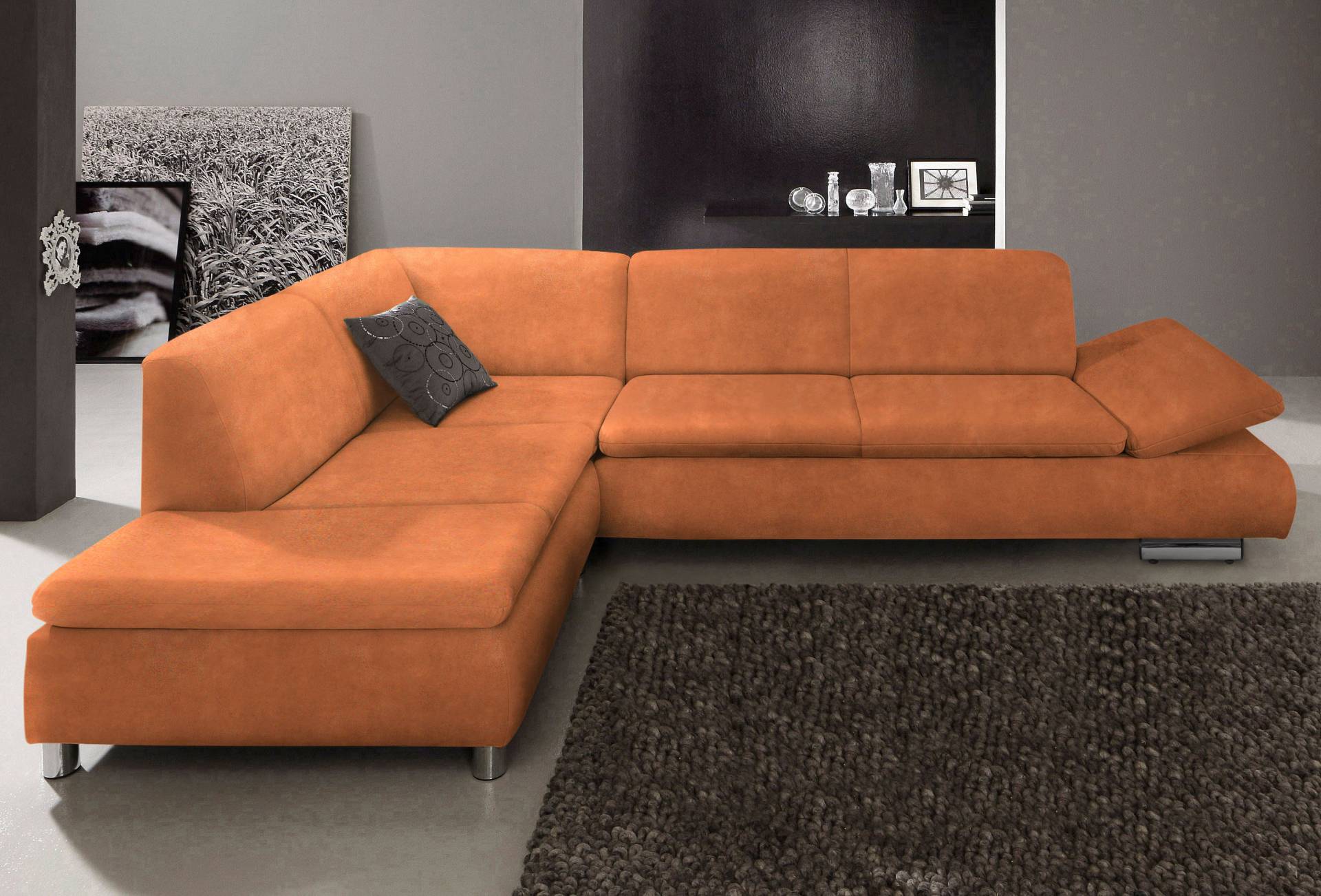 Max Winzer® Ecksofa »Toulouse modern und bequem, aktuelles Design, hoher Sitzkomfort«, mit klappbaren Armlehnen, Breite 271 cm von Max Winzer®