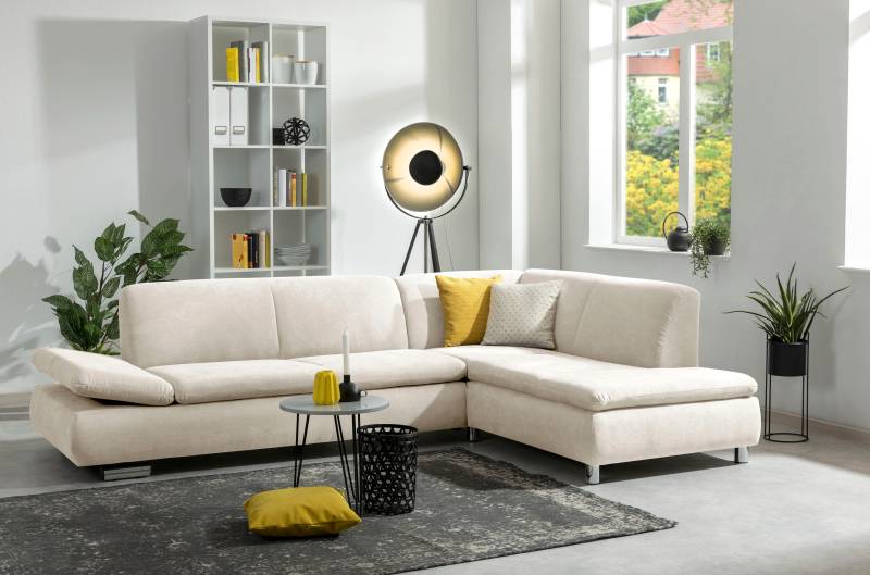 Max Winzer® Ecksofa »Toulouse modern und bequem, aktuelles Design, hoher Sitzkomfort«, mit klappbaren Armlehnen, Breite 271 cm von Max Winzer®