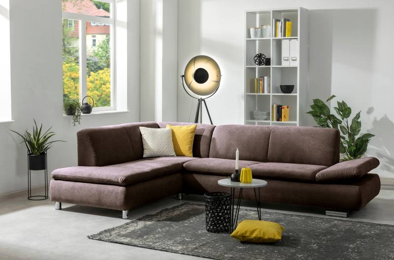 Max Winzer® Ecksofa »Toulouse modern und bequem, aktuelles Design, hoher Sitzkomfort«, mit klappbaren Armlehnen, Breite 271 cm von Max Winzer®