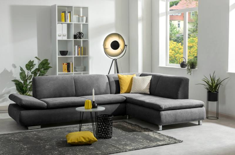 Max Winzer® Ecksofa »Toulouse modern und bequem, aktuelles Design, hoher Sitzkomfort«, mit klappbaren Armlehnen, Breite 271 cm von Max Winzer®