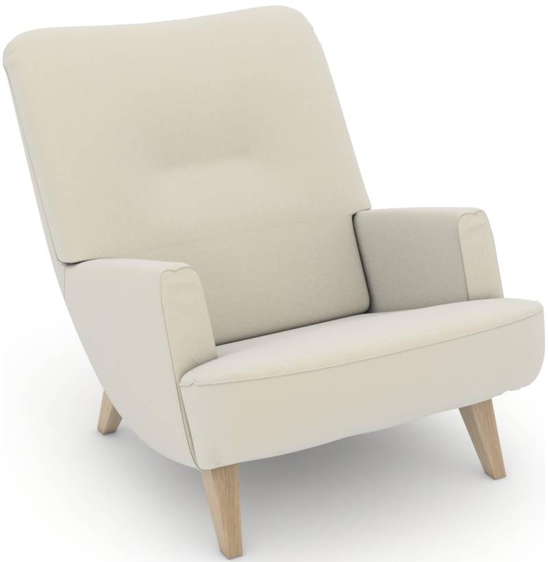 Max Winzer® Loungesessel »build-a-chair Borano aussergewöhnlicher Sessel, tolle Farbkombinationen«, modern im Retrolook, zum Selbstgestalten von Max Winzer®