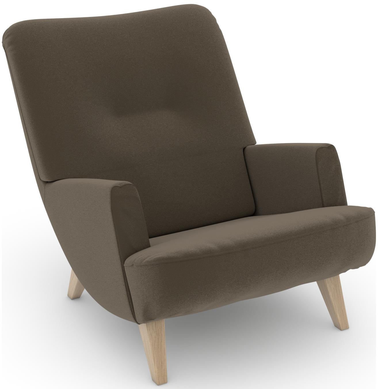 Max Winzer® Loungesessel »build-a-chair Borano«, im Retrolook, zum Selbstgestalten von Max Winzer®