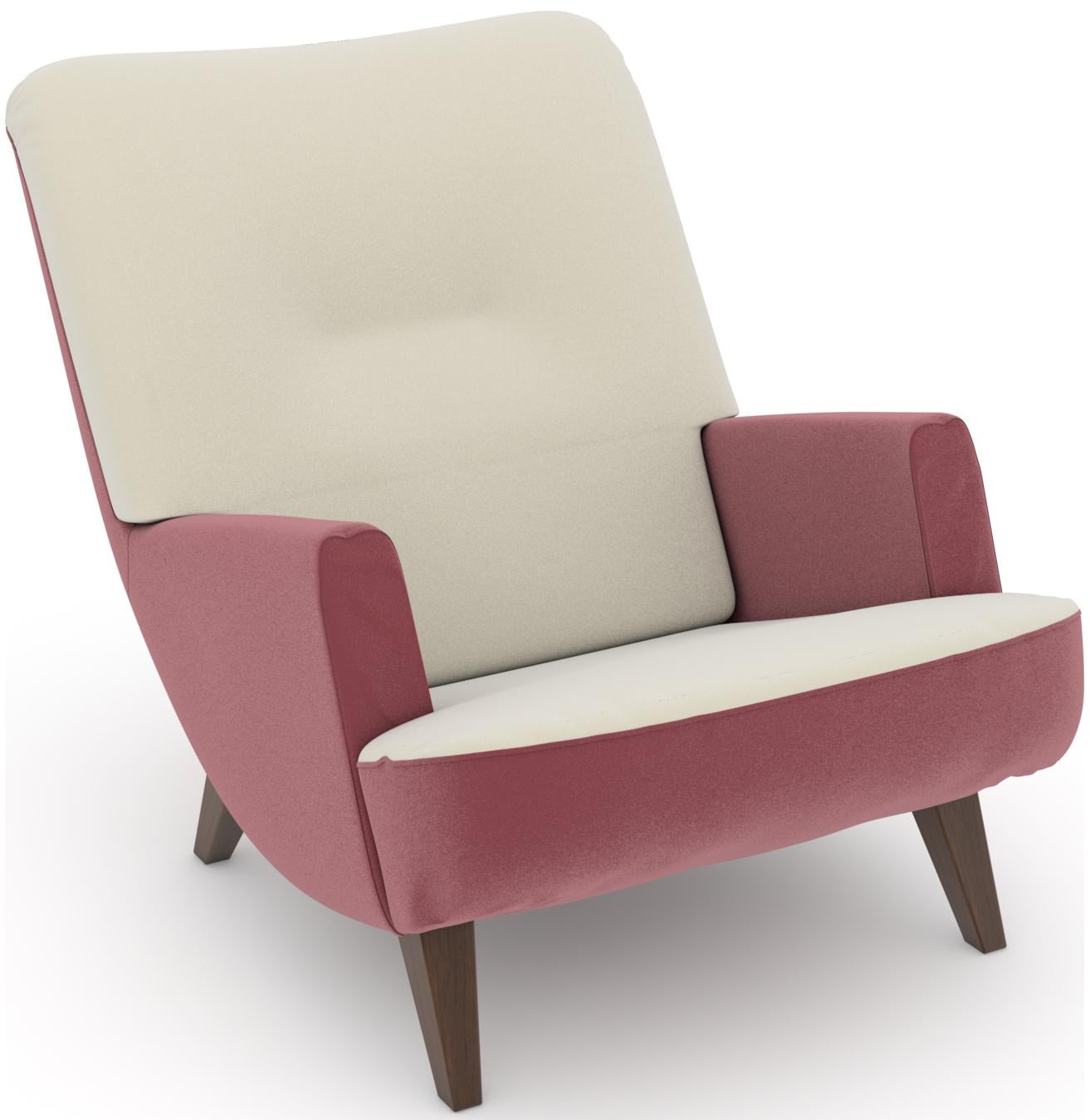 Max Winzer® Loungesessel »build-a-chair Borano aussergewöhnlicher Sessel, tolle Farbkombinationen«, modern im Retrolook, zum Selbstgestalten von Max Winzer®