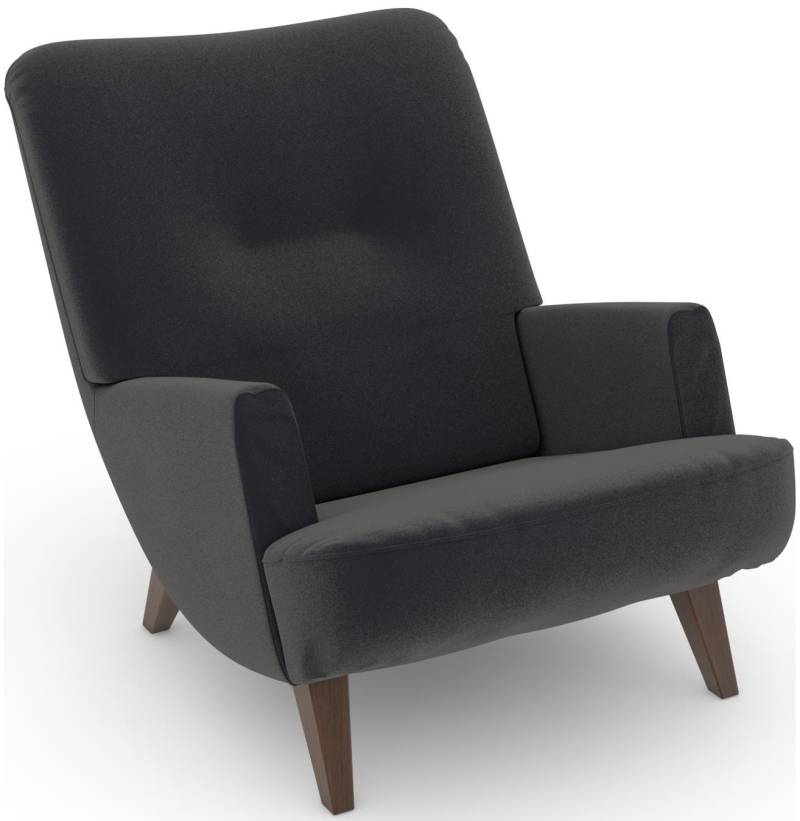 Max Winzer® Loungesessel »build-a-chair Borano aussergewöhnlicher Sessel, tolle Farbkombinationen«, modern im Retrolook, zum Selbstgestalten von Max Winzer®