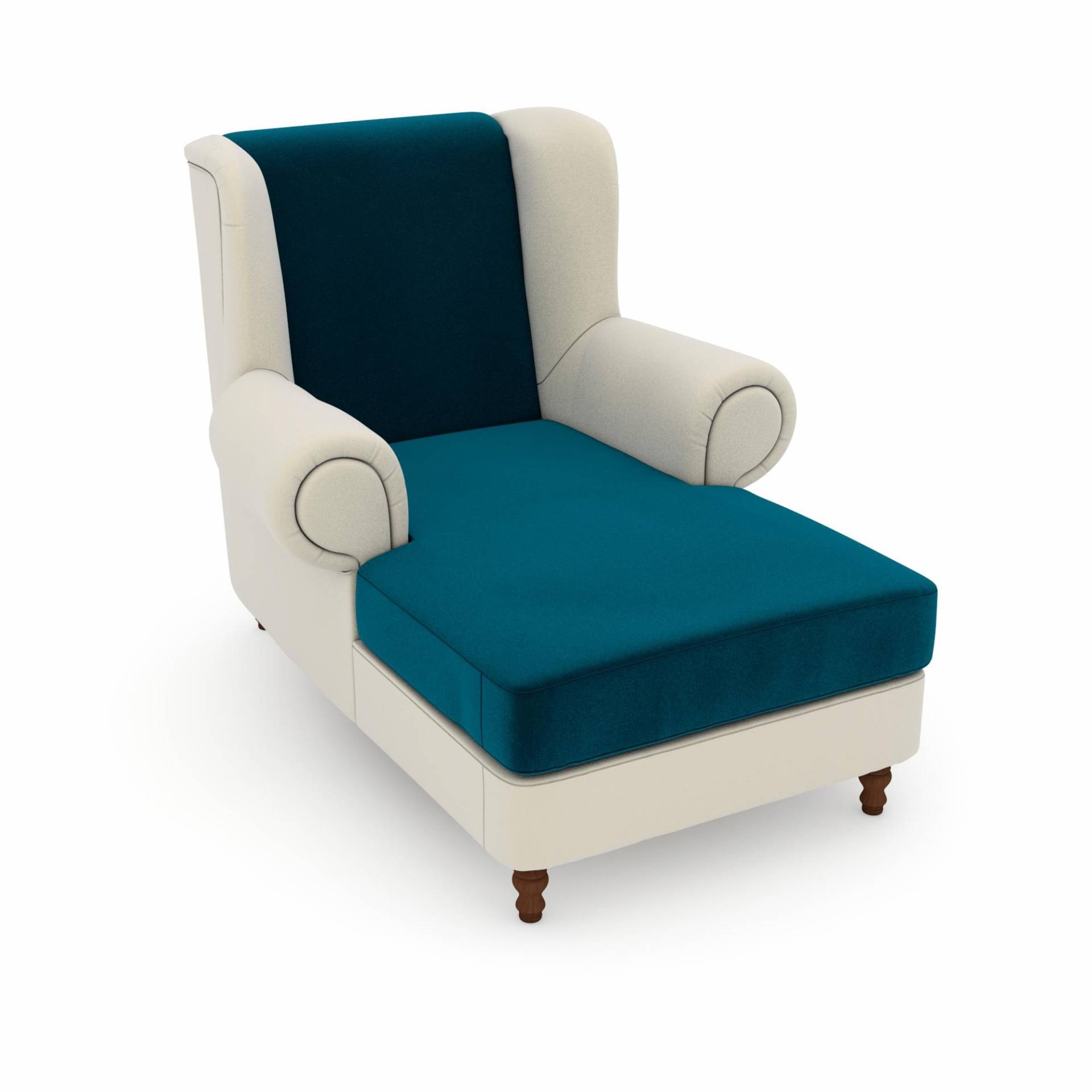 Max Winzer® Ohrensessel »Madeleine, Relaxsessel, Designsessel mit hohem Sitzkomfort«, Samtvelours Bezug in vielen Farbkombinationen von Max Winzer®