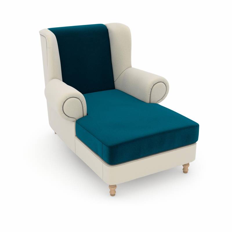 Max Winzer® Ohrensessel »Madeleine, Relaxsessel, Designsessel mit hohem Sitzkomfort«, Samtvelours Bezug in vielen Farbkombinationen von Max Winzer®