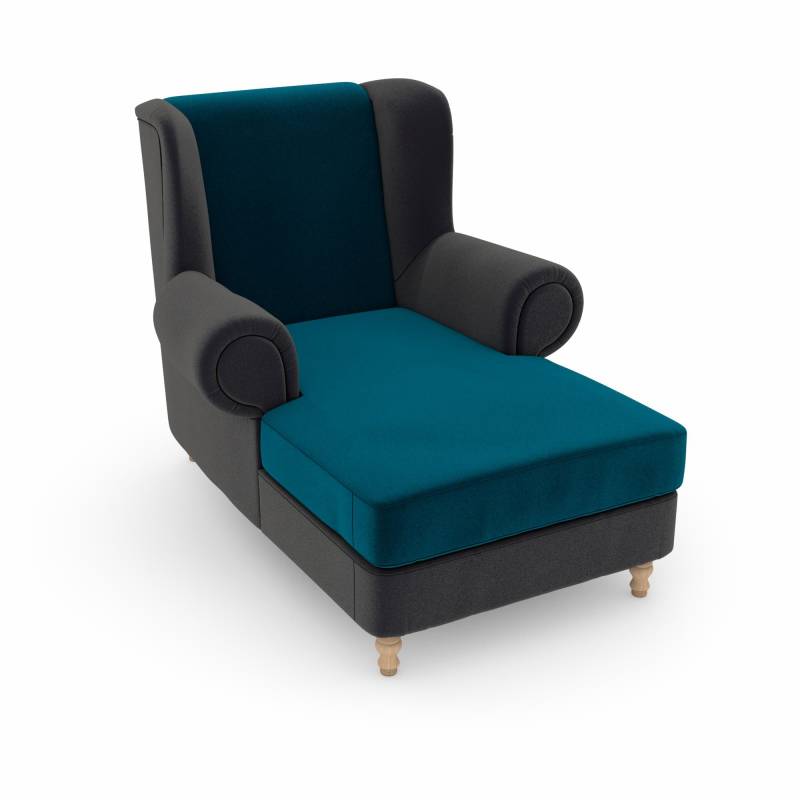 Max Winzer® Ohrensessel »Madeleine, Relaxsessel, Designsessel mit hohem Sitzkomfort«, Samtvelours Bezug in vielen Farbkombinationen von Max Winzer®