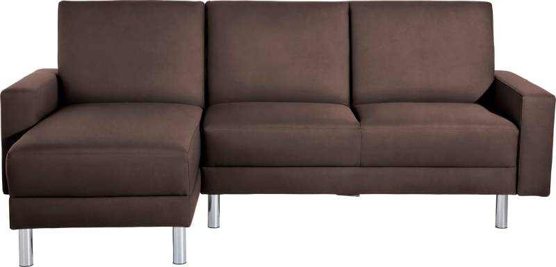 Max Winzer® Schlafsofa »Just Fresh modernes kubisches Sofa, Rückenverstellung für Sitzkomfort«, Recamiere links oder rechts montierbar, elegante Metallfüsse von Max Winzer®