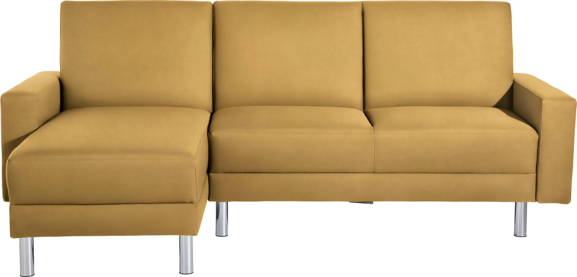 Max Winzer® Schlafsofa »Just Fresh modernes kubisches Sofa, Rückenverstellung für Sitzkomfort«, Recamiere links oder rechts montierbar, elegante Metallfüsse von Max Winzer®