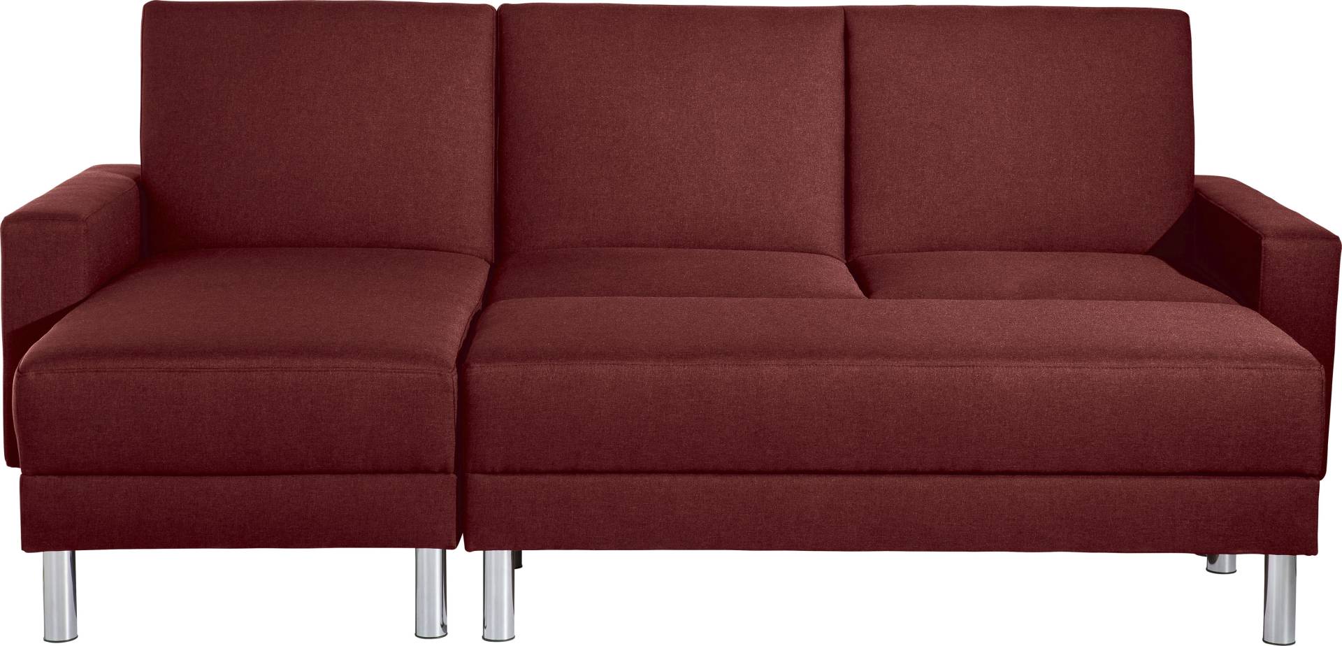 Max Winzer® Schlafsofa »Just Fresh modernes kubisches Sofa, Rückenverstellung für Sitzkomfort«, Recamiere links oder rechts montierbar, elegante Metallfüsse von Max Winzer®