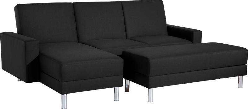 Max Winzer® Schlafsofa »Just Fresh modernes kubisches Sofa, Rückenverstellung für Sitzkomfort«, Recamiere links oder rechts montierbar, elegante Metallfüsse von Max Winzer®