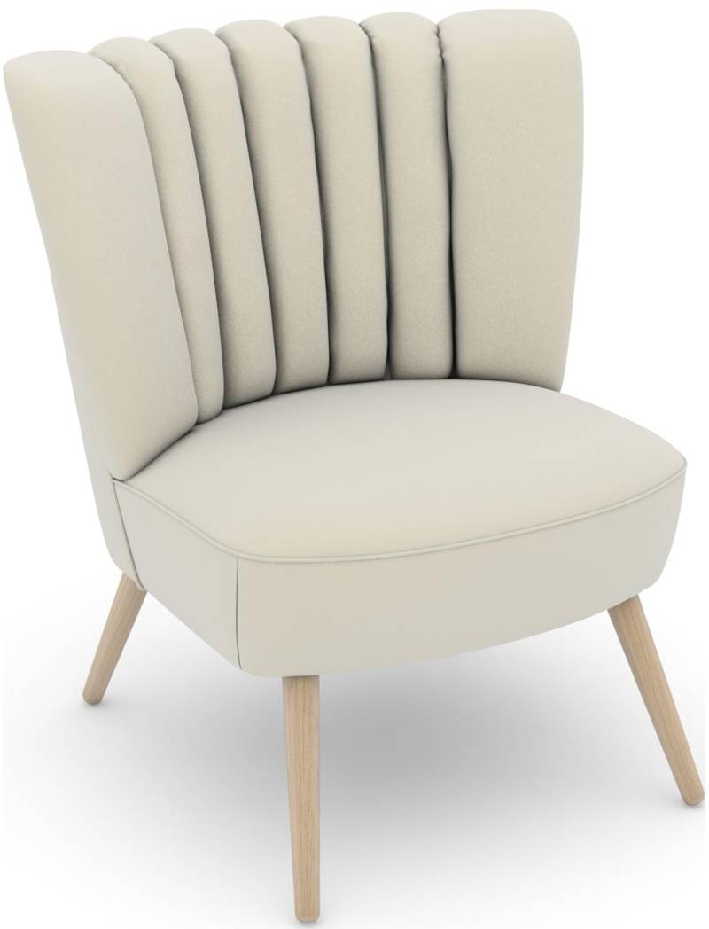 Max Winzer® Sessel »build-a-chair Aspen, Loungesessel mit Samtvelours Bezug,«, im Retrolook, zum Selbstgestalten von Max Winzer®