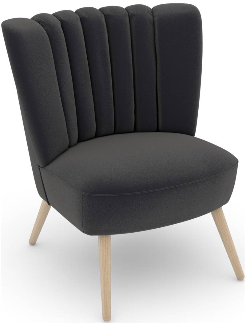 Max Winzer® Sessel »build-a-chair Aspen, Loungesessel mit Samtvelours Bezug,«, im Retrolook, zum Selbstgestalten von Max Winzer®