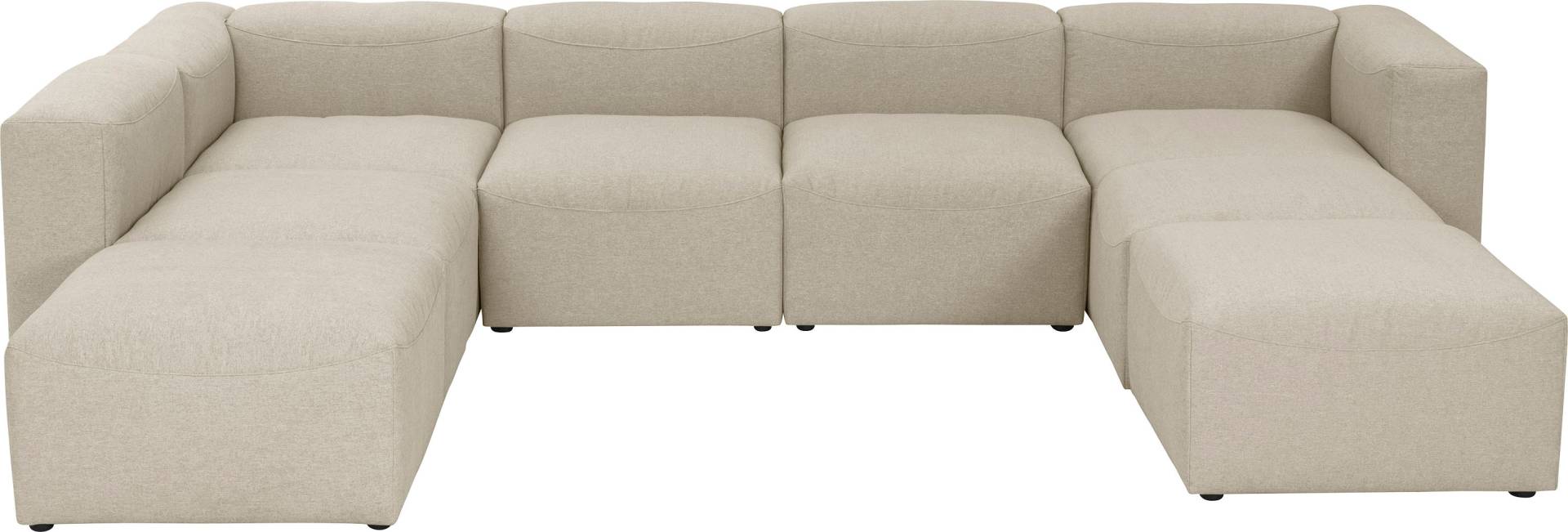 Max Winzer® Wohnlandschaft »Lena«, (Spar-Set, 7 St.), Sofa-Set 01 aus 7 Sitz-Elementen, individuell kombinierbar von Max Winzer®