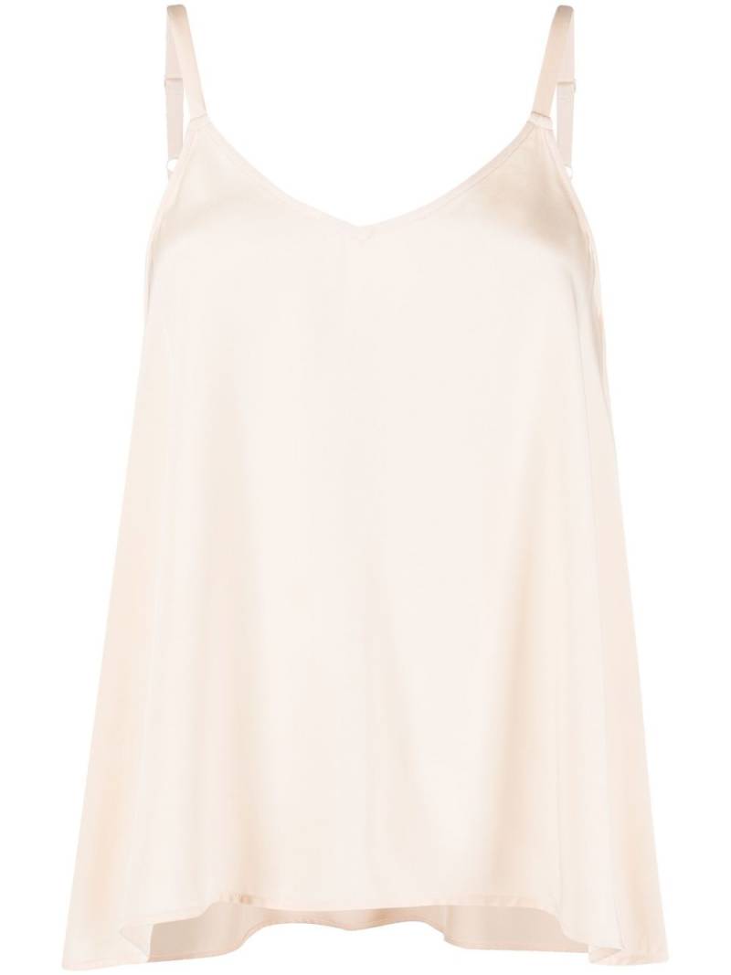 Max & Moi loose-fit strappy silk top - Pink von Max & Moi