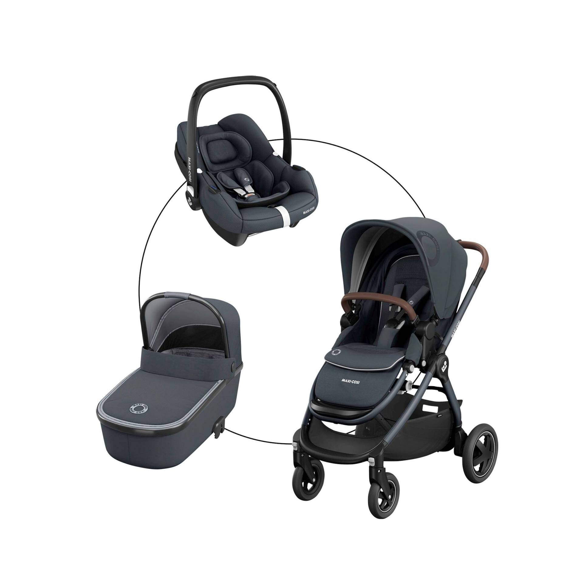 Kombikinderwagen Adorra2 Trio-Set inkl. Babyschale CabrioFix i-Size von Maxi-Cosi