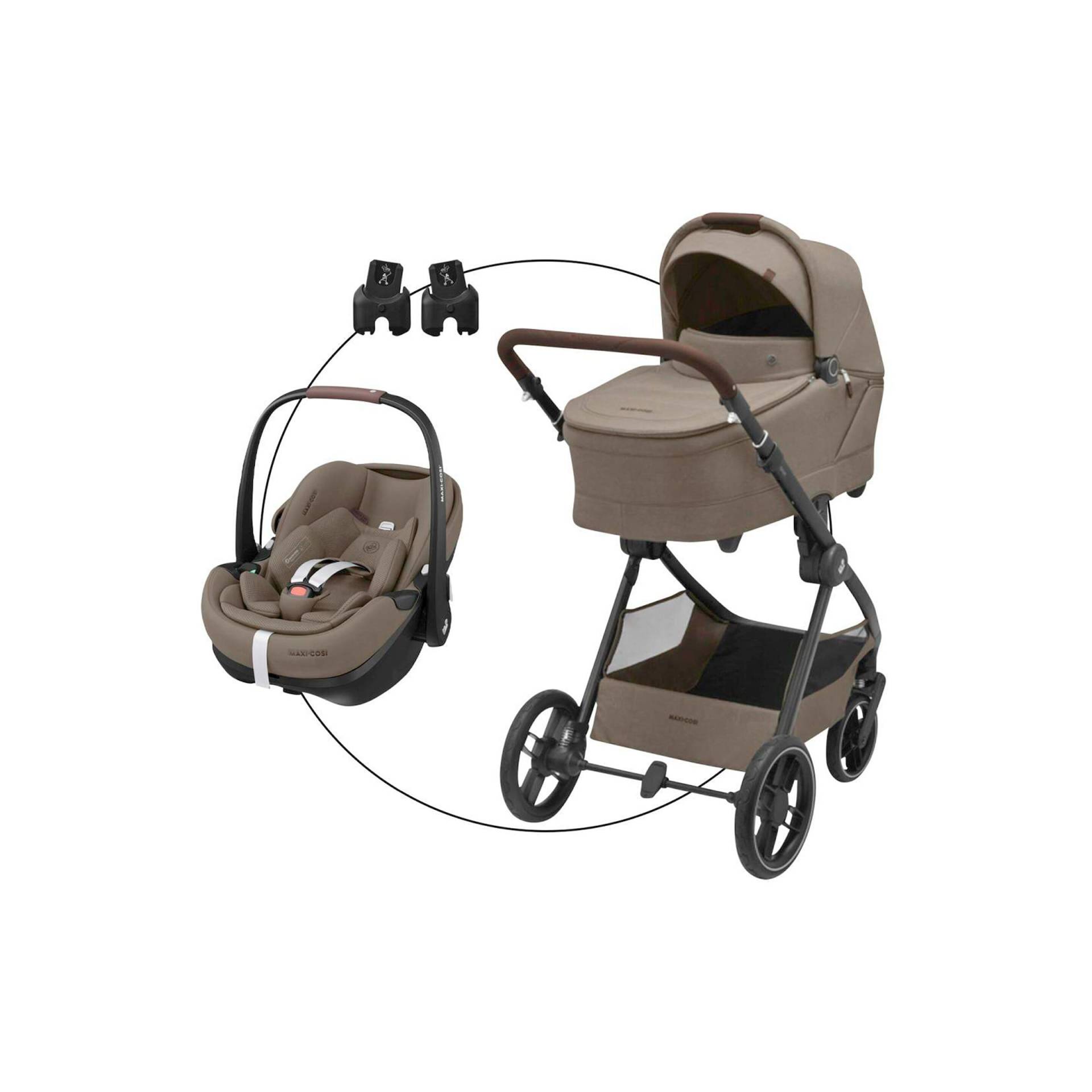 Kombikinderwagen Oxford+ Trio-Set inkl. Babyschale Pebble 360 Pro 2 Kombikinderwagen Oxford+ Trio-Set inkl. Babyschale Pebble 360 Pro 2 von Maxi-Cosi