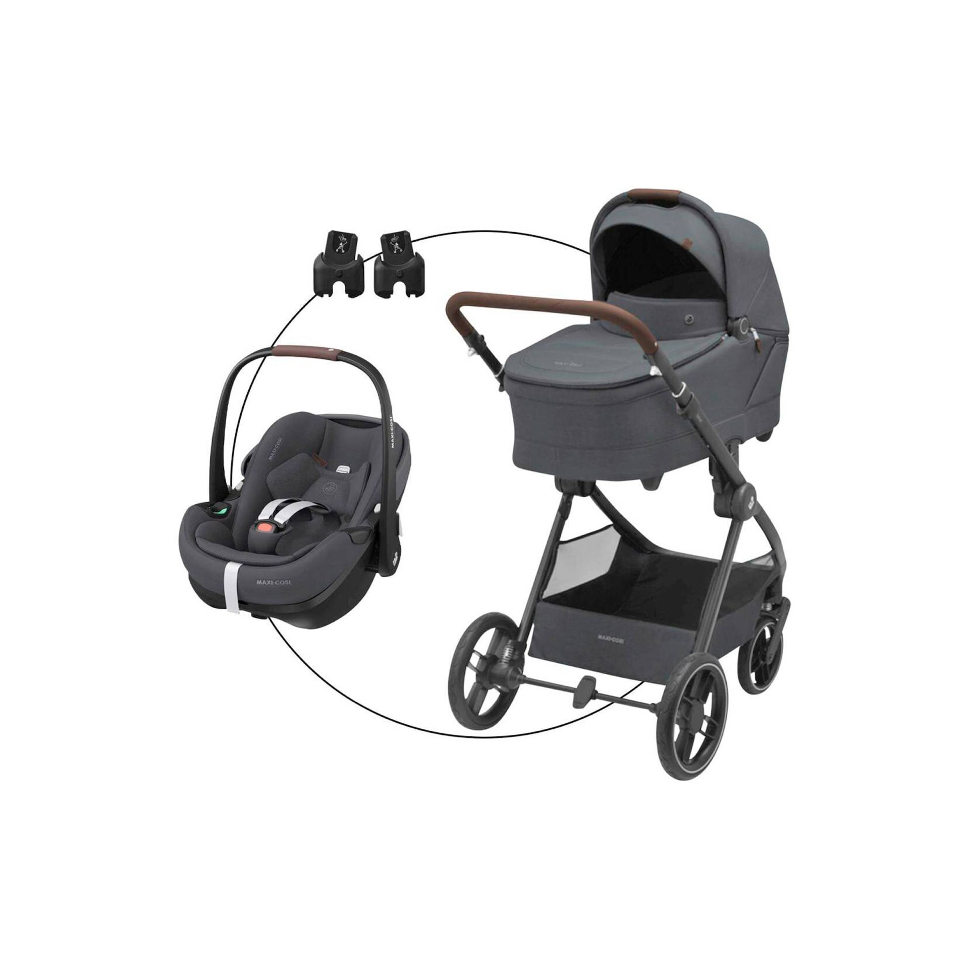 Kombikinderwagen Oxford+ Trio-Set inkl. Babyschale Pebble 360 Pro 2 Kombikinderwagen Oxford+ Trio-Set inkl. Babyschale Pebble 360 Pro 2 von Maxi-Cosi