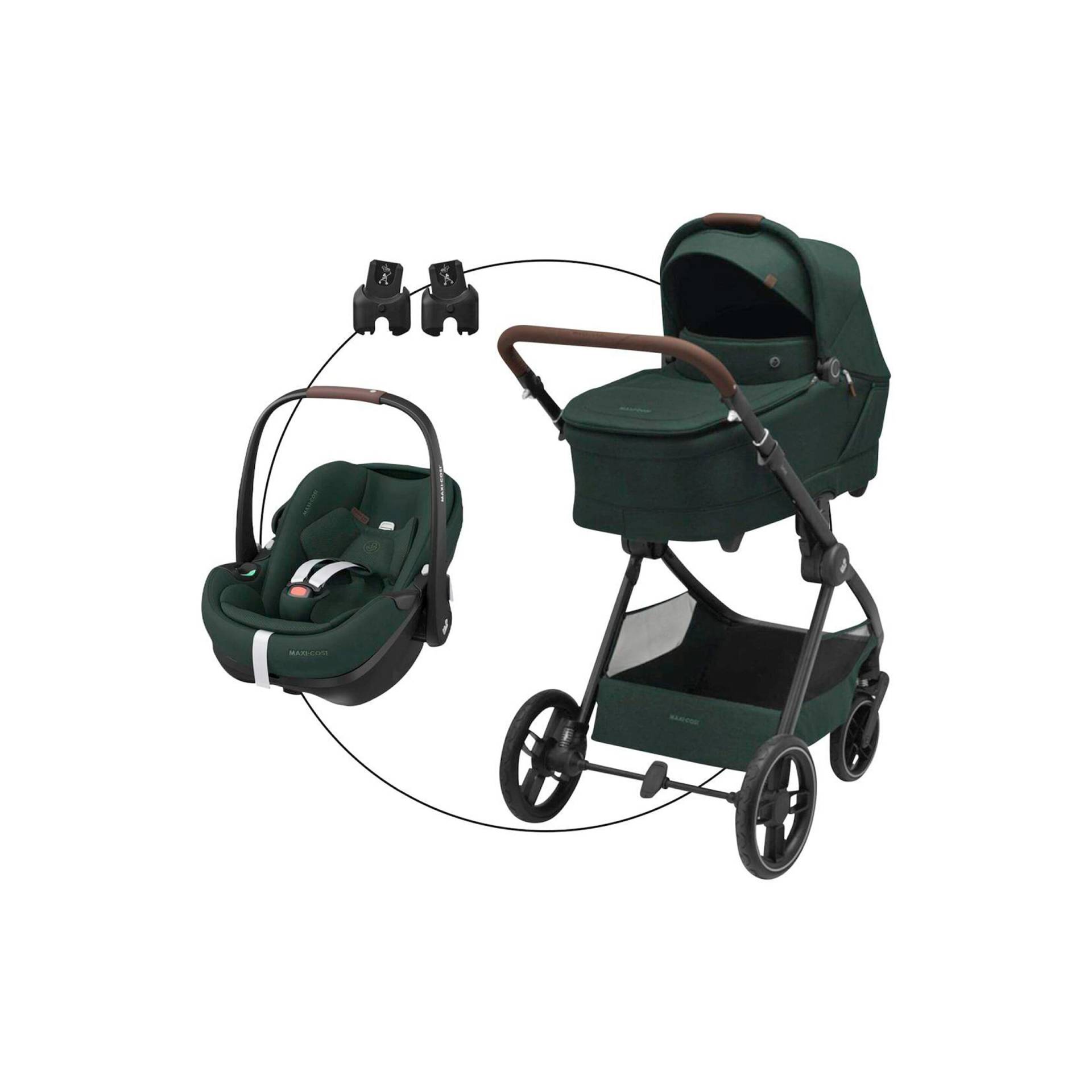Kombikinderwagen Oxford+ Trio-Set inkl. Babyschale Pebble 360 Pro 2 Kombikinderwagen Oxford+ Trio-Set inkl. Babyschale Pebble 360 Pro 2 von Maxi-Cosi