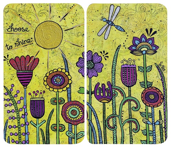 Maximex Herd-Abdeckplatte »Choose to Shine«, (Set, 2 tlg.), für alle Herdarten, 52x30 cm von Maximex