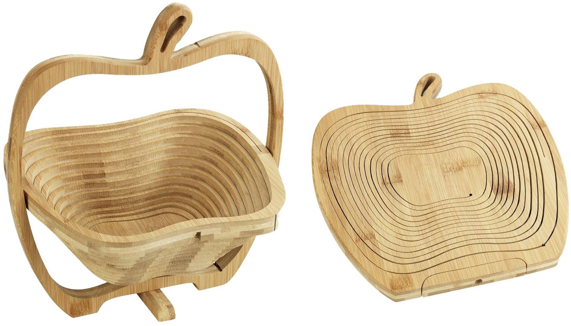 Maximex Obstschale, aus Bambus, Obstkorb und Untersetzer in Einem Maximex Obstschale, aus Bambus, Obstkorb und Untersetzer in Einem von Maximex