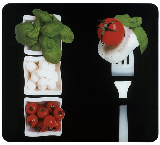 Maximex Schneide- und Abdeckplatte »Caprese«, für Glaskeramik Kochfelder, 50x56 cm von Maximex