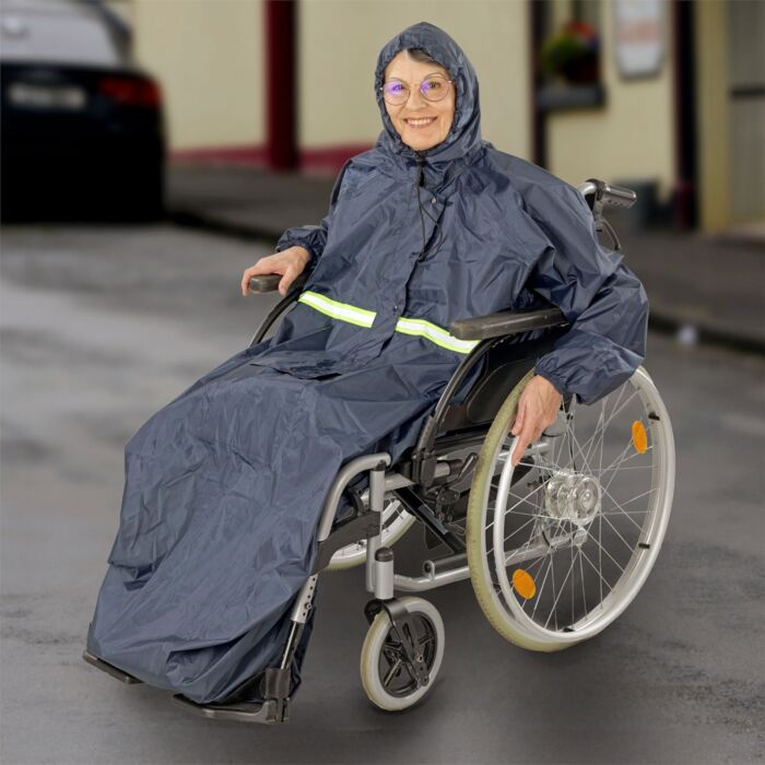 Rollstuhl-Regencape mit Ärmel von Maximex