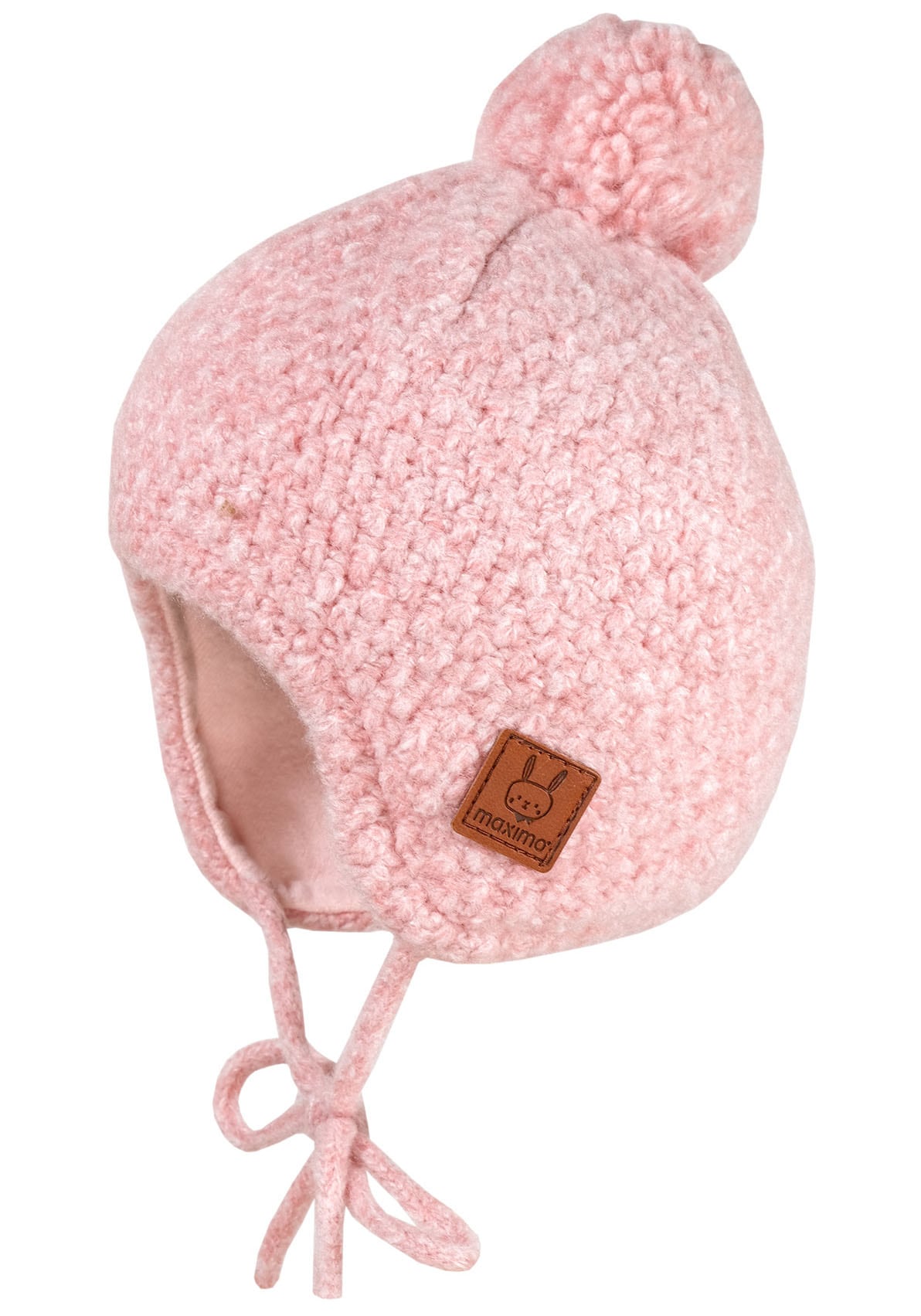 MAXIMO Bommelmütze, aus weicher Wollmischung mit Pompon und Bindeband MAXIMO Bommelmütze, aus weicher Wollmischung mit Pompon und Bindeband von Maximo