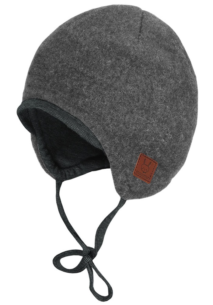 MAXIMO Fleecemütze, aus Wollfleece mit Bindeband und Jerseyfutter MAXIMO Fleecemütze, aus Wollfleece mit Bindeband und Jerseyfutter von Maximo