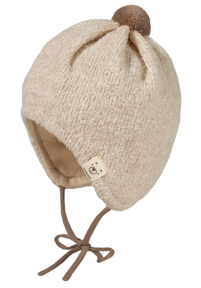 MAXIMO Strickmütze, aus weicher Wollmischung mit kontrastfarbigen Pompon MAXIMO Strickmütze, aus weicher Wollmischung mit kontrastfarbigen Pompon von Maximo