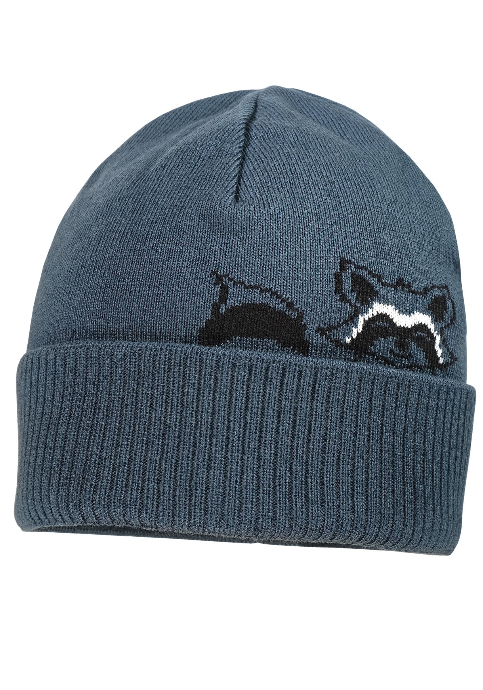 MAXIMO Strickmütze, mit Umschlag im Waschbär-Design MAXIMO Strickmütze, mit Umschlag im Waschbär-Design von Maximo