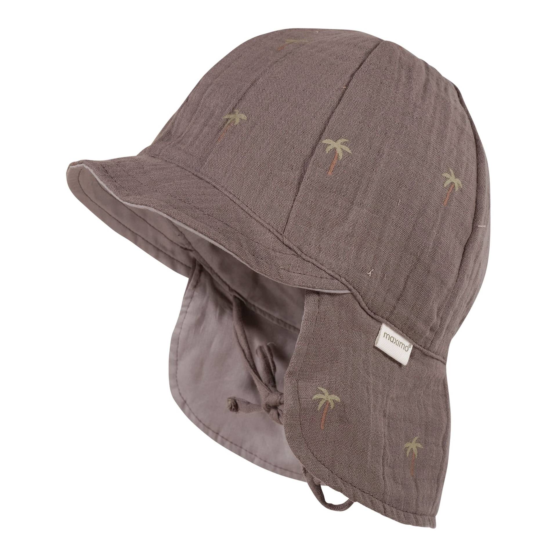 Musselin-Schirmmütze mit Nacken- und UV-Schutz Palmen Musselin-Schirmmütze mit Nacken- und UV-Schutz Palmen von Maximo