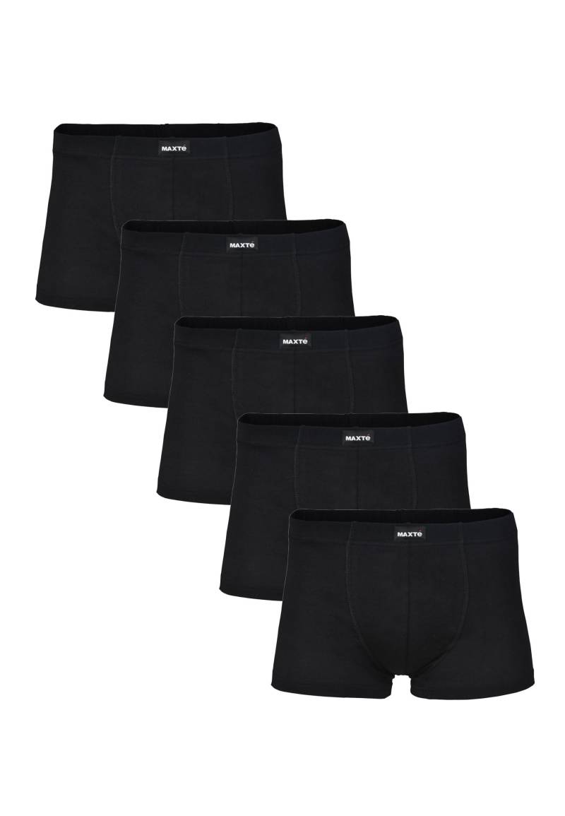 Basic Max Boxershorts 5er Pack Herren Schwarz L von Maxte