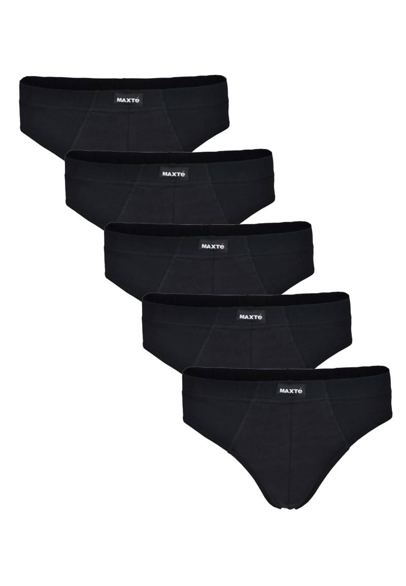 Maxte - BASIC MAX Slip 5er Pack, für Damen, Schwarz, Größe M von Maxte