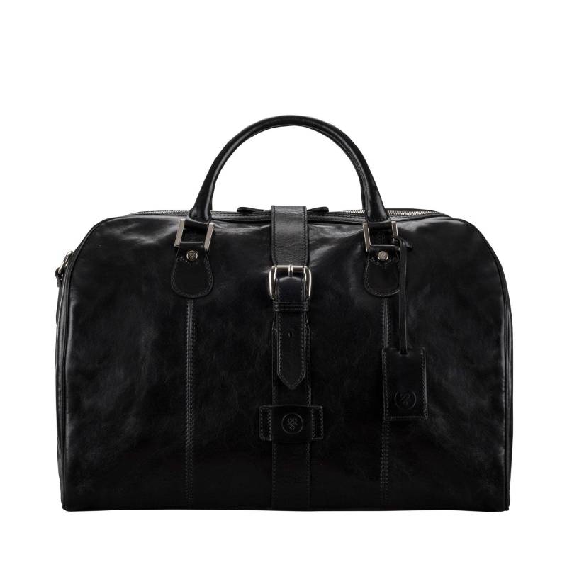 Farini - Leder Reisetasche In Handgepäckgröße Unisex Schwarz ONE SIZE von Maxwell Scott