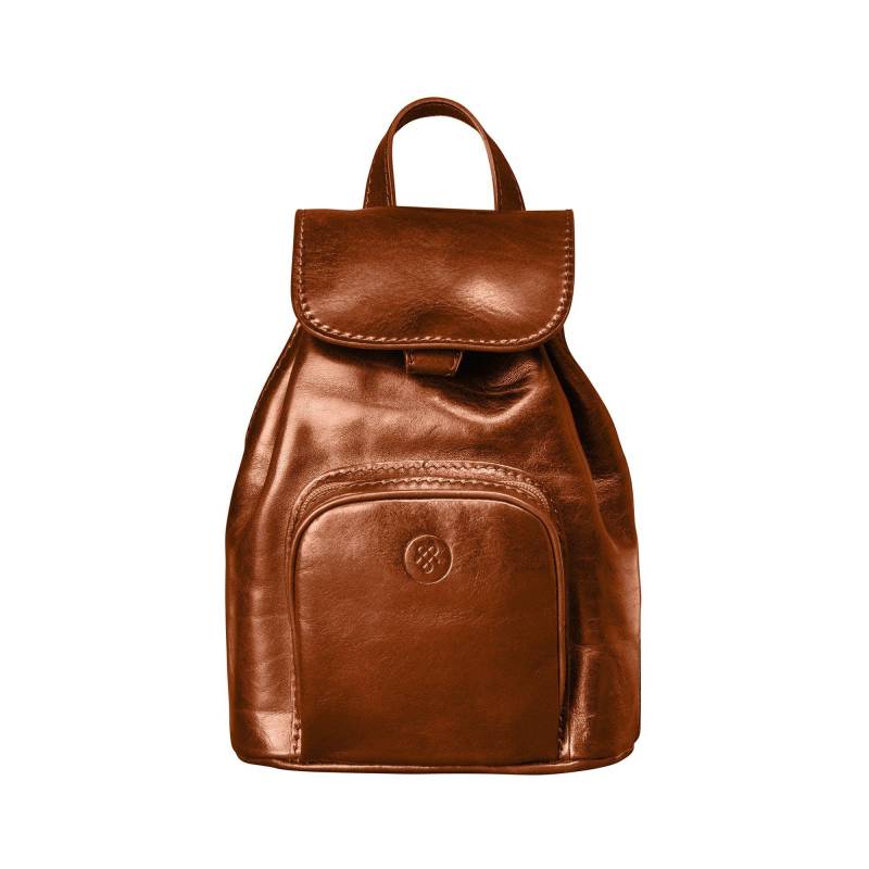 Popolo - Leder City Rucksack Damen  ONE SIZE von Maxwell Scott