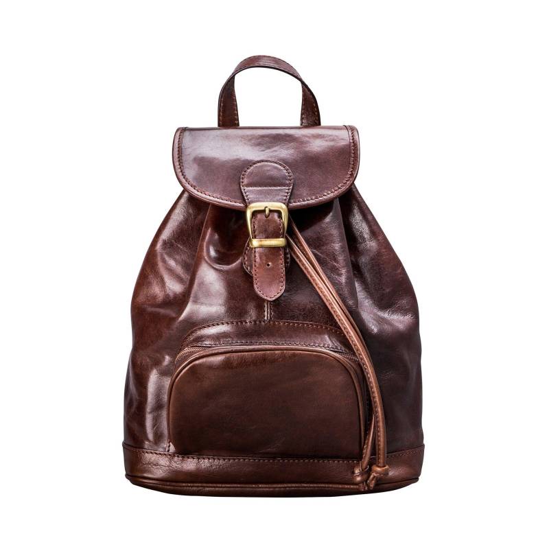 Sparano - Leder Rucksack Damen Braun ONE SIZE von Maxwell Scott