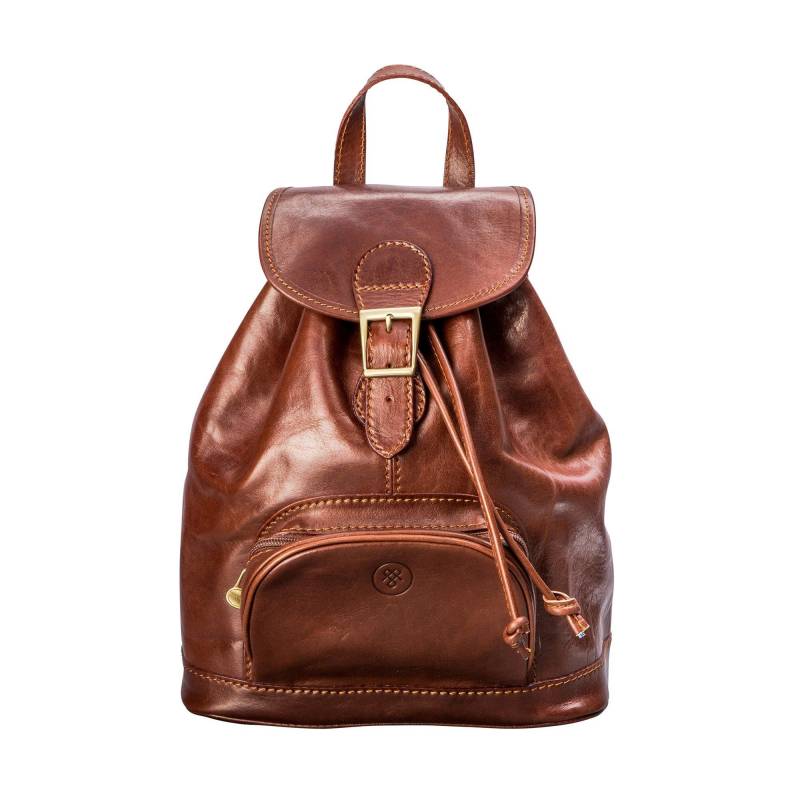 Sparano - Leder Rucksack Damen Tan ONE SIZE von Maxwell Scott