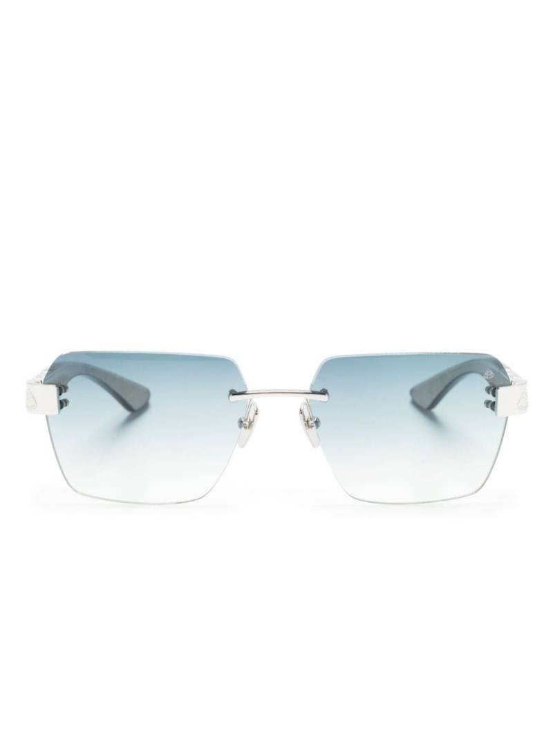 Maybach eyewear Magic I rimless sunglasses - Blue von Maybach eyewear