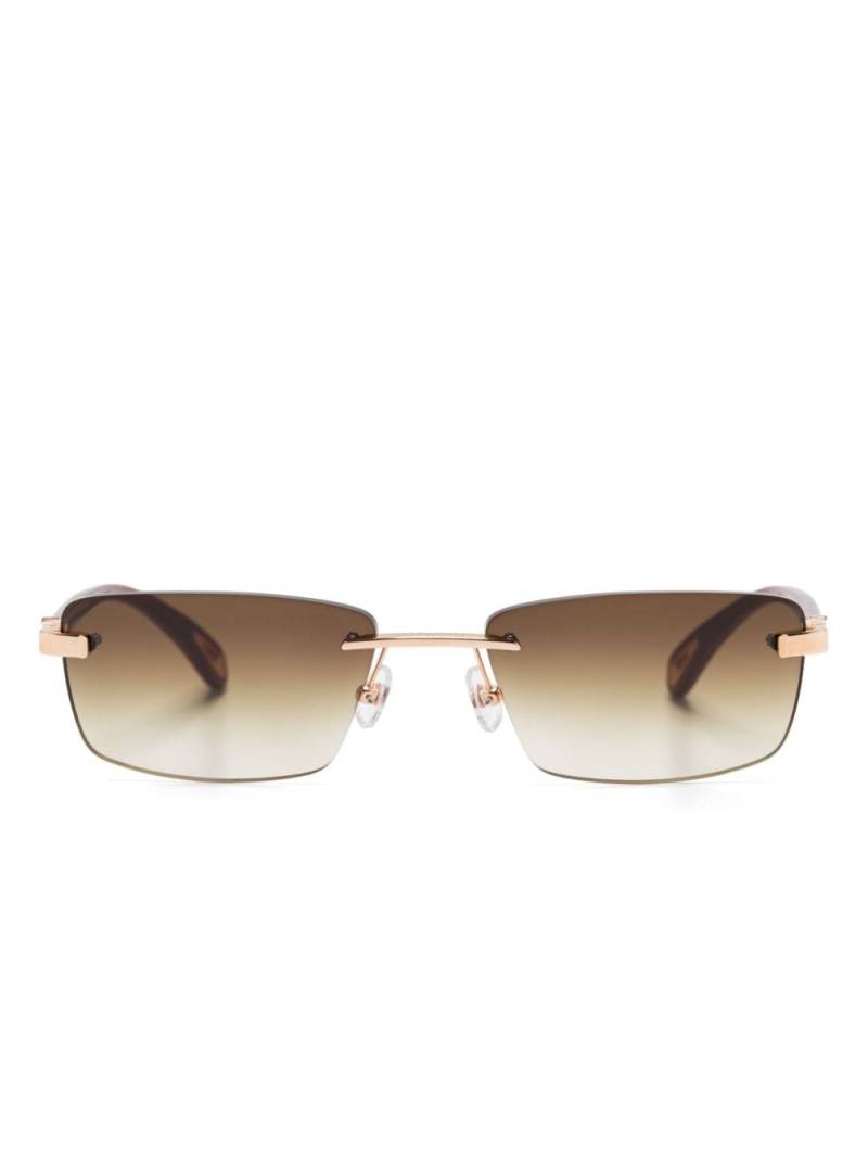 Maybach eyewear The Artistix sunglasses - Brown von Maybach eyewear