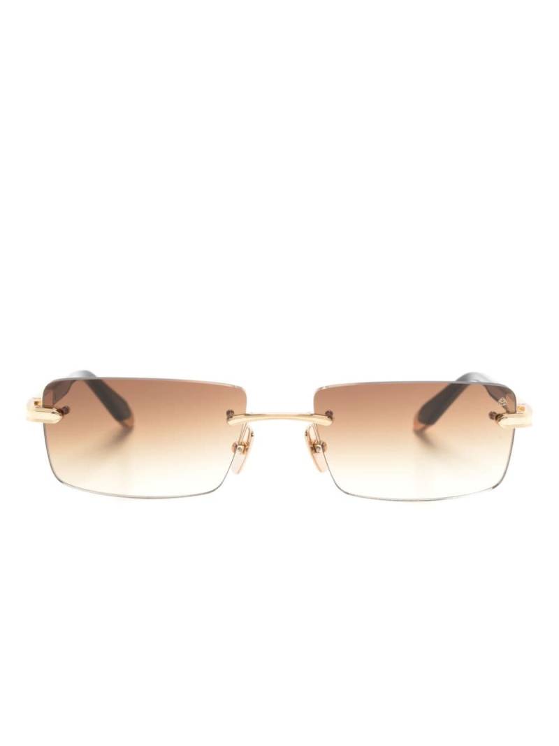 Maybach eyewear The Symphony Sun I rectangle-frame sunglasses - Black von Maybach eyewear