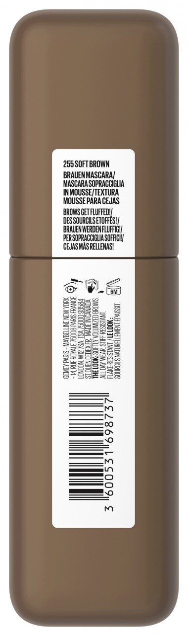 Maybelline NY Eyes - Superfluff Augenbrauen-mousse 255 Soft Brown von Maybelline New York