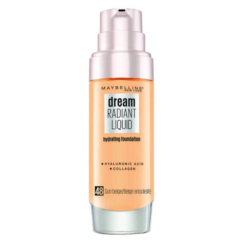 Maybelline NY Teint - Dream Radiant Liquid Make-Up 48 Sun Beige von Maybelline New York