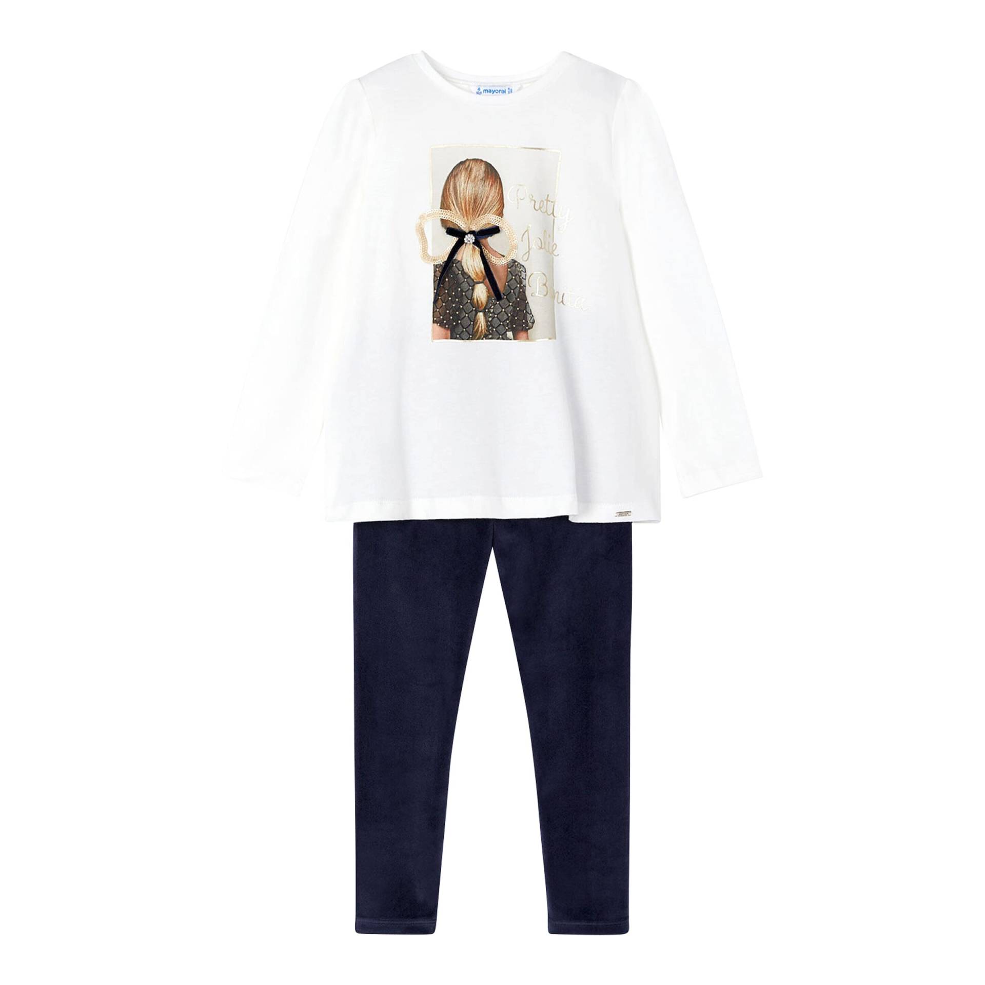 2-tlg. Set Shirt langarm und Samt-Leggings Mädchen 2-tlg. Set Shirt langarm und Samt-Leggings Mädchen von Mayoral