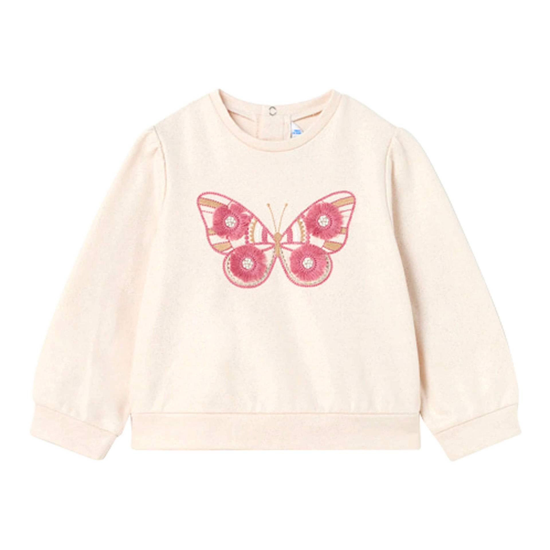 Sweatshirt Glitzer-Schmetterling von Mayoral